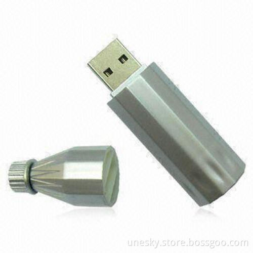 USB Flash Drive with 10-year Data Retention, 512MB to 16GB Memory Capacity and No External Power